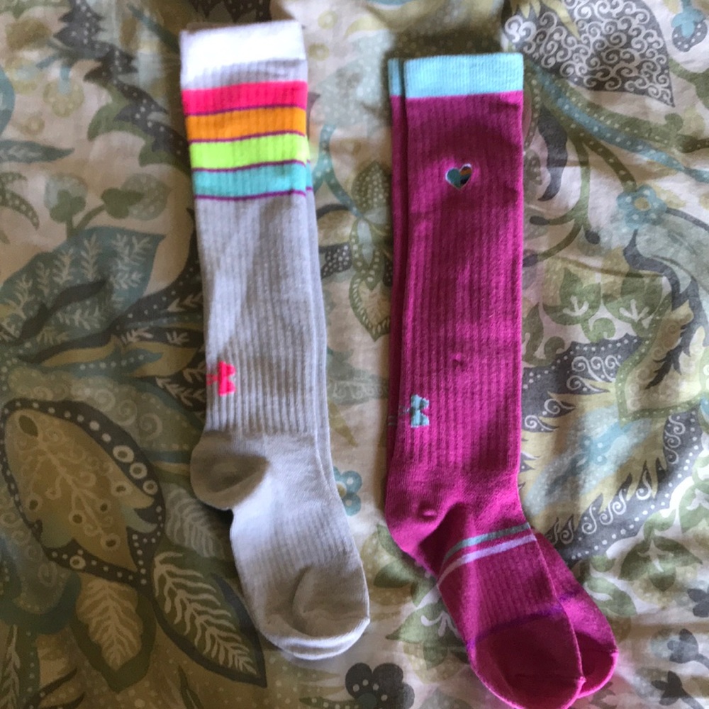 Under armor tall socks girls 4y